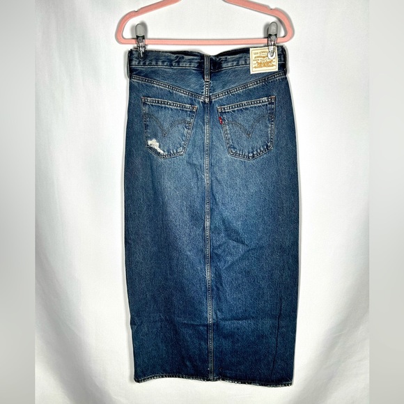 Levi's Long Denim Skirt NWOT - Picture 3 of 4